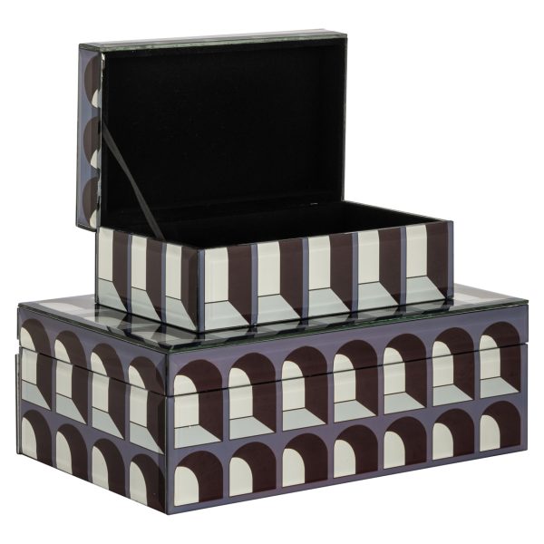 Opbergdoos Vaya black large Richmond Interiors - Afbeelding 7