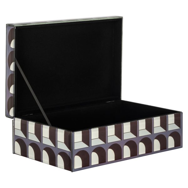 Opbergdoos Vaya black large Richmond Interiors - Afbeelding 3