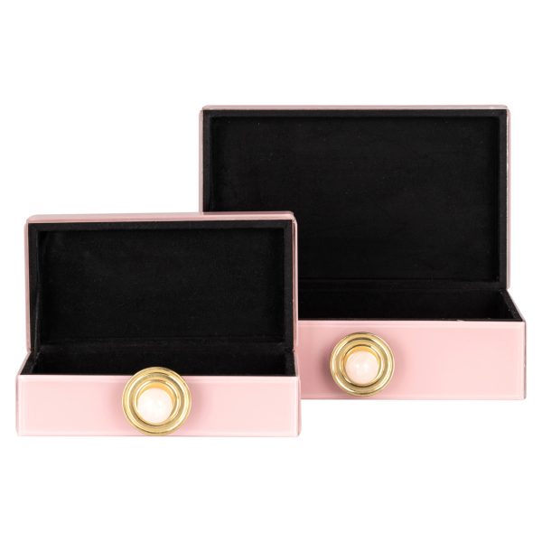 Opbergdoos Jamila pink large Richmond Interiors - Afbeelding 5