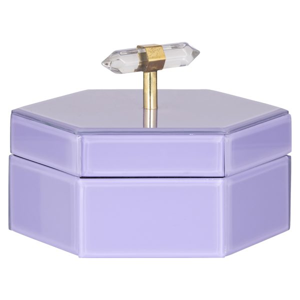 Opbergdoos Jutta purple small Richmond Interiors - Afbeelding 2