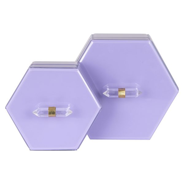 Opbergdoos Jutta purple small Richmond Interiors - Afbeelding 5