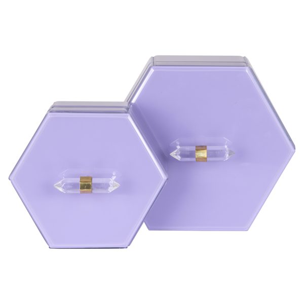 Opbergdoos Jutta purple small Richmond Interiors - Afbeelding 6