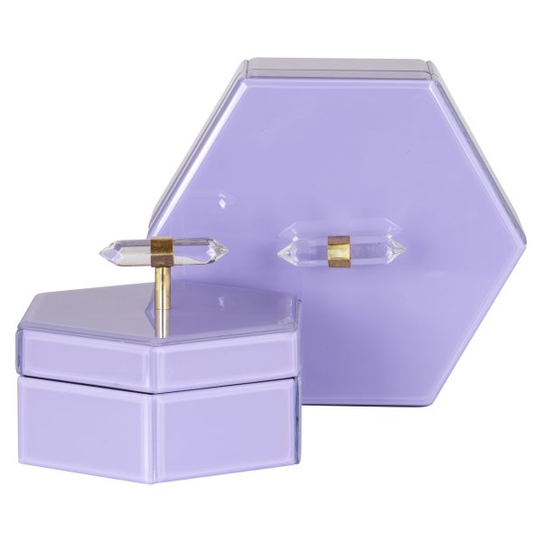 Opbergdoos Jutta purple small Richmond Interiors - Afbeelding 8