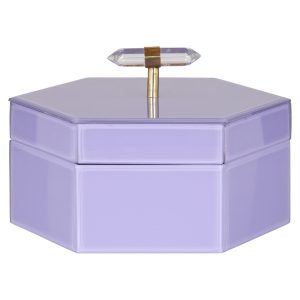 Opbergdoos Jutta purple large Richmond Interiors