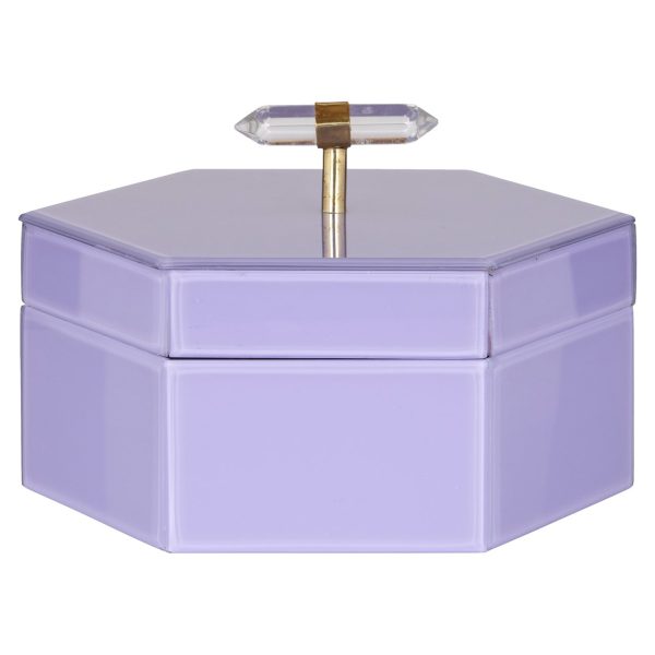 Opbergdoos Jutta purple large Richmond Interiors