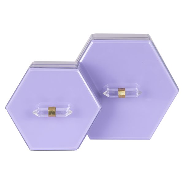 Opbergdoos Jutta purple large Richmond Interiors - Afbeelding 5