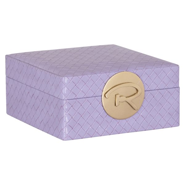 Opbergdoos Joelle purple small Richmond Interiors