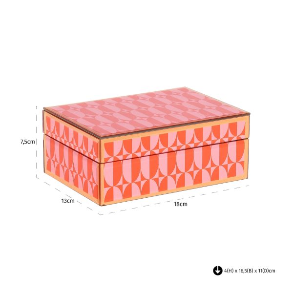 Opbergdoos Abba pink small Richmond Interiors - Afbeelding 5