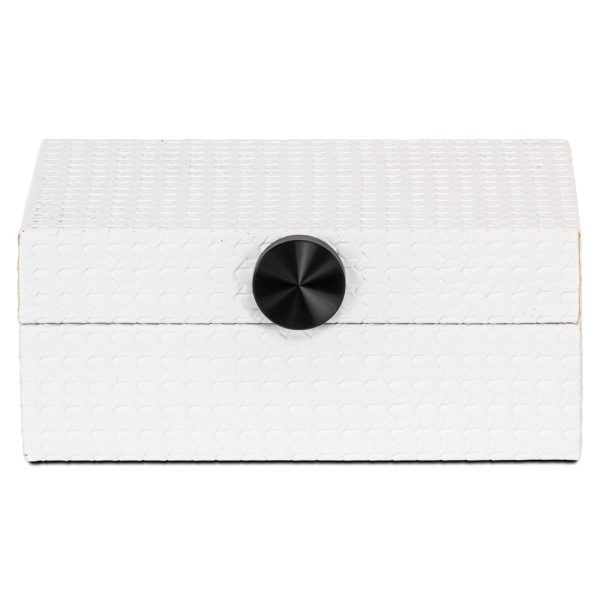 Opbergdoos Myrth white small Richmond Interiors - Afbeelding 3