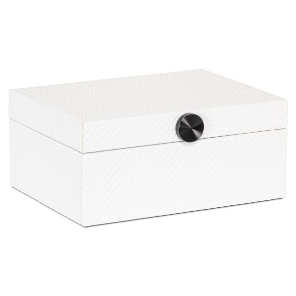 Opbergdoos Myrth white large Richmond Interiors - Afbeelding 2