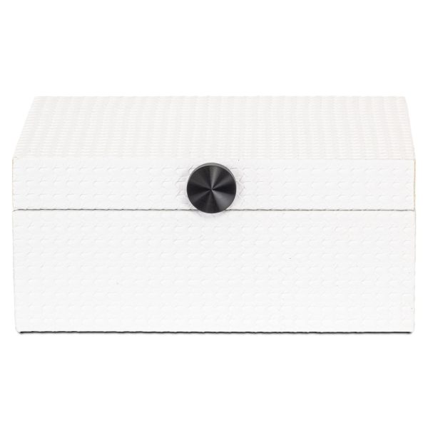 Opbergdoos Myrth white large Richmond Interiors - Afbeelding 3