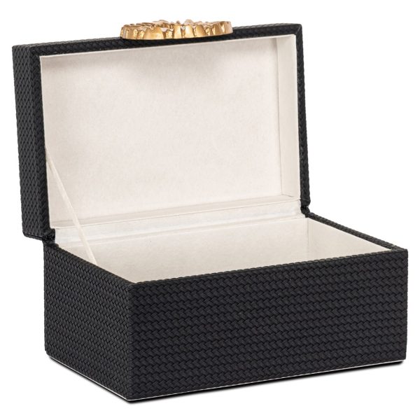 Opbergdoos Amal black/gold small Richmond Interiors - Afbeelding 5