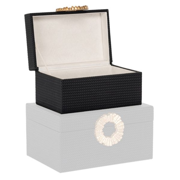 Opbergdoos Amal black/gold small Richmond Interiors - Afbeelding 6