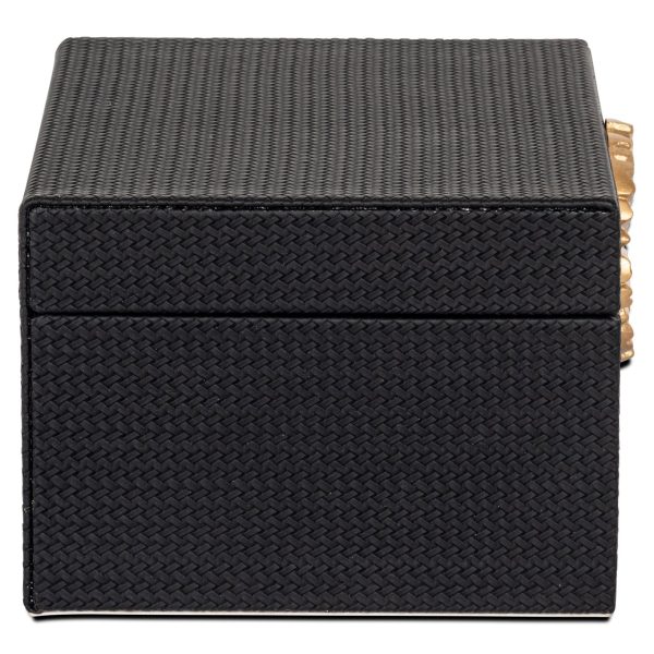 Opbergdoos Amal black/gold large Richmond Interiors - Afbeelding 4