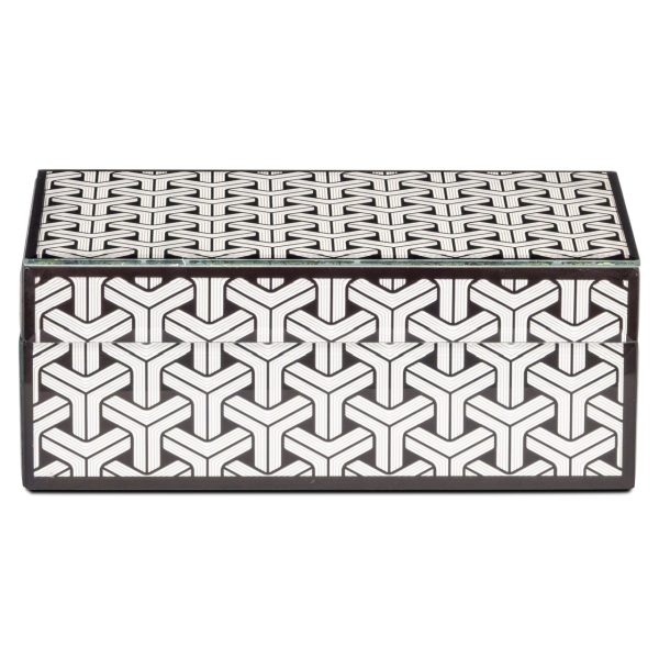 Opbergdoos Feliz black/white small Richmond Interiors - Afbeelding 2