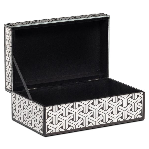 Opbergdoos Feliz black/white small Richmond Interiors - Afbeelding 5