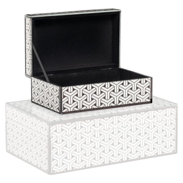 Opbergdoos Feliz black/white small Richmond Interiors - Afbeelding 6