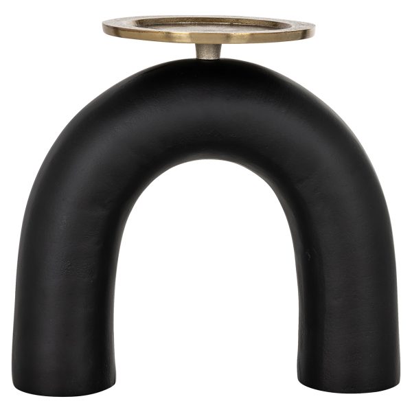 Kandelaar Livi black/gold large Richmond Interiors - Afbeelding 3