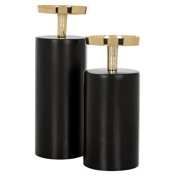 Kandelaar Caya black/gold large Richmond Interiors - Afbeelding 2