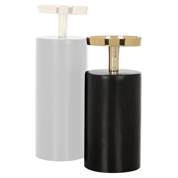 Kandelaar Caya black/gold large Richmond Interiors - Afbeelding 3