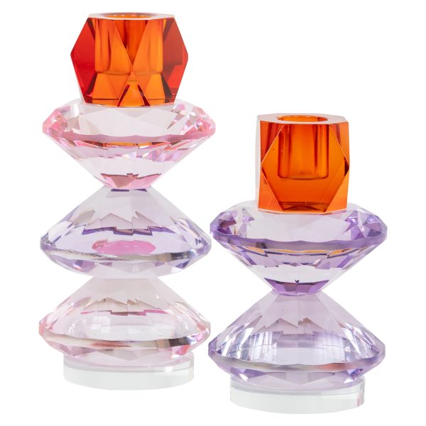 Kandelaar Yalena purple small Richmond Interiors - Afbeelding 3