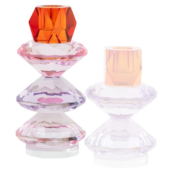 Kandelaar Yalena pink large Richmond Interiors - Afbeelding 4