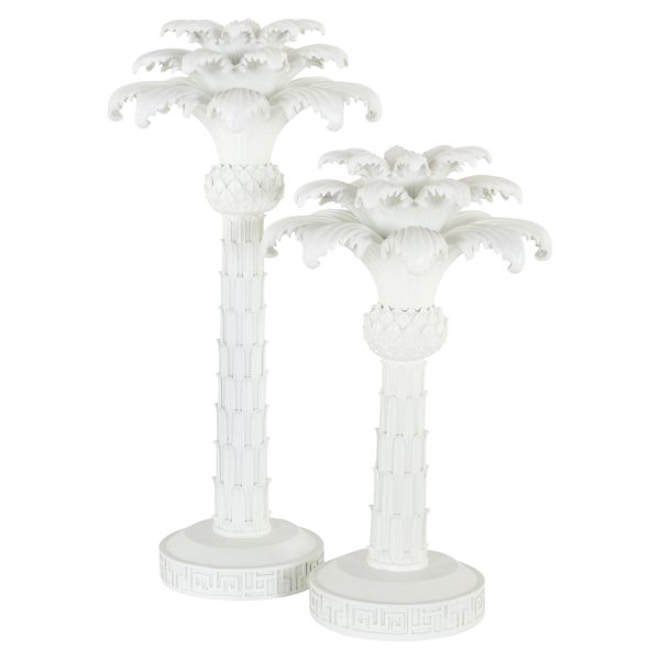 Kandelaar Palma white small Richmond Interiors - Afbeelding 3