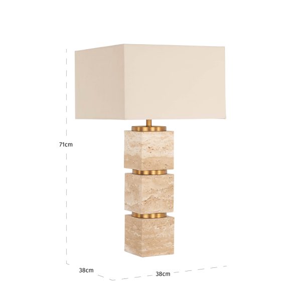 Tafellamp Jaella beige Richmond Interiors - Afbeelding 5