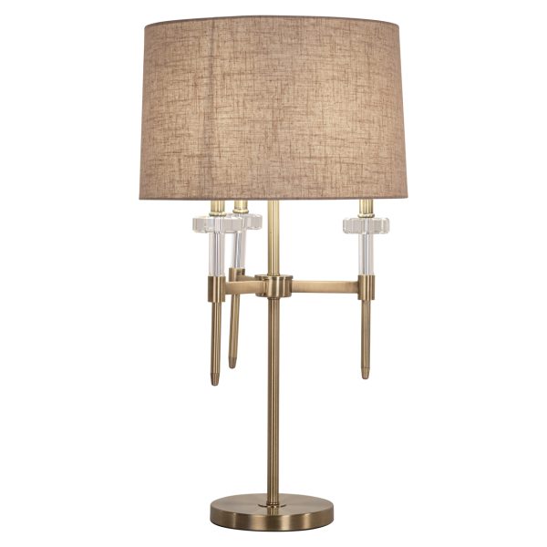 Tafellamp Josie brushed gold Richmond Interiors - Afbeelding 2