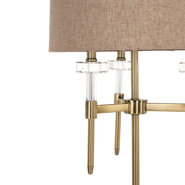 Tafellamp Josie brushed gold Richmond Interiors - Afbeelding 3