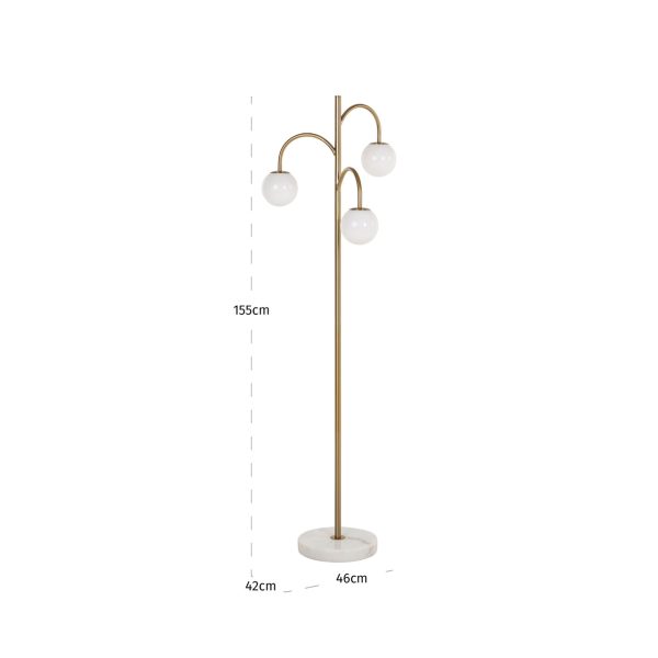 Vloerlamp Janou gold Richmond Interiors - Afbeelding 4