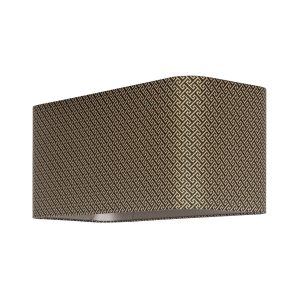 Lampenkap Geo black rectangular Richmond Interiors