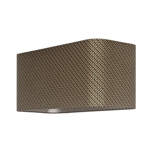 Lampenkap Geo black rectangular Richmond Interiors
