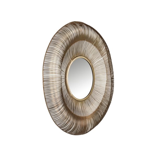 Spiegel Aliza brushed gold 76Ø Richmond Interiors - Afbeelding 2