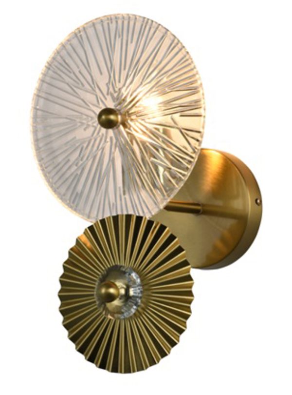 Wandlamp Otis brushed gold Richmond Interiors - Afbeelding 2