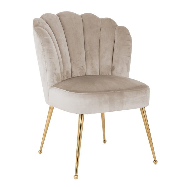 Eetkamerstoel Pippa khaki velvet Richmond Interiors