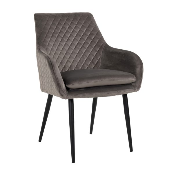 Eetkamerstoel Chrissy stone velvet (Set of 2) Richmond Interiors