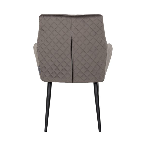 Eetkamerstoel Chrissy stone velvet (Set of 2) Richmond Interiors - Afbeelding 3