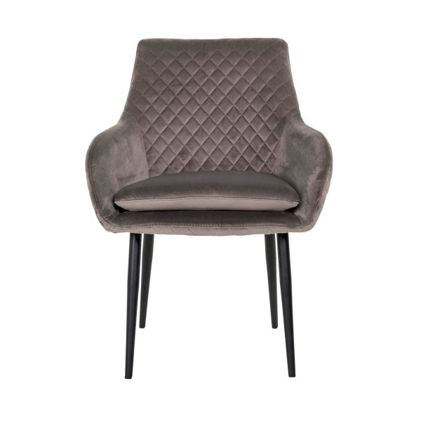 Eetkamerstoel Chrissy stone velvet (Set of 2) Richmond Interiors - Afbeelding 8