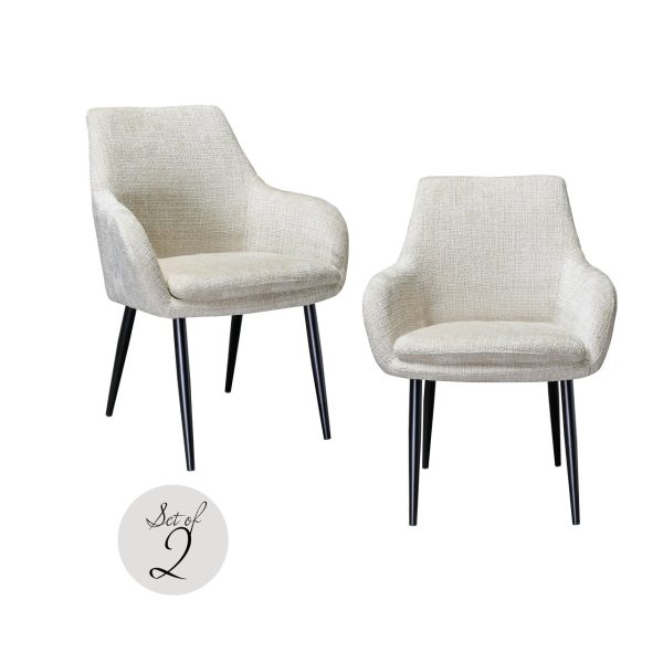 Eetkamerstoel Chrissy niagara beige (Set of 2) Richmond Interiors