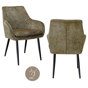 Eetkamerstoel Chrissy niagara stone (Set of 2) Richmond Interiors