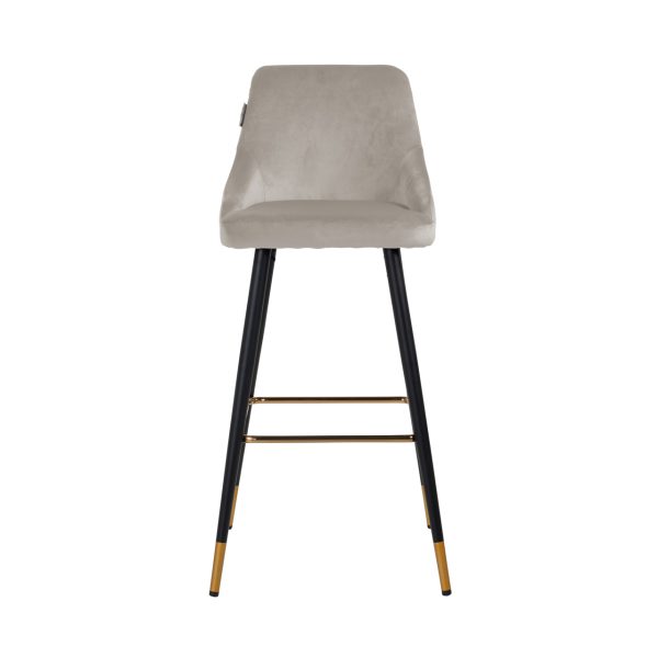 Barstoel Imani khaki velvet (Set of 2) Richmond Interiors - Afbeelding 4