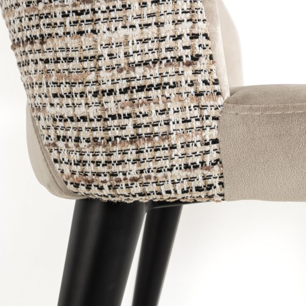 Eetkamerstoel Tabitha trendy nature fire retardant (Set of 2) Richmond Interiors - Afbeelding 7