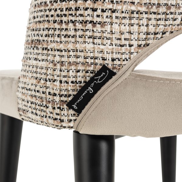 Eetkamerstoel Tabitha trendy nature fire retardant (Set of 2) Richmond Interiors - Afbeelding 6