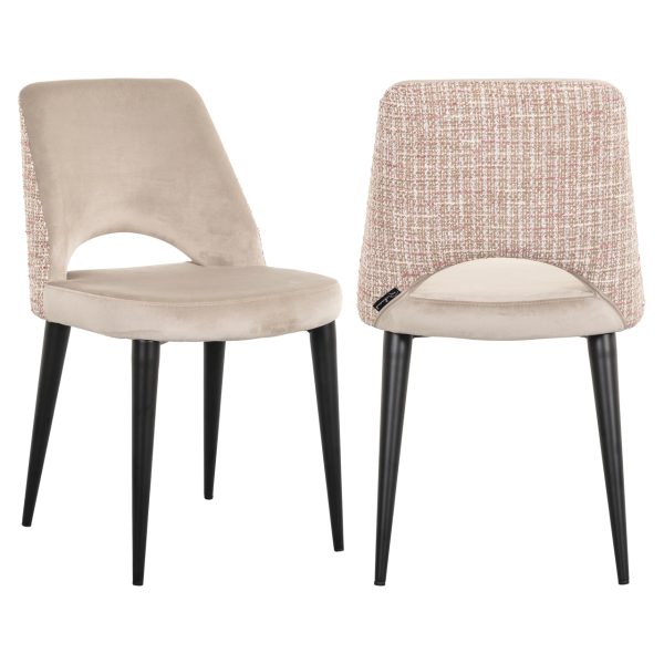 Eetkamerstoel Tabitha trendy rose (Set of 2) Richmond Interiors
