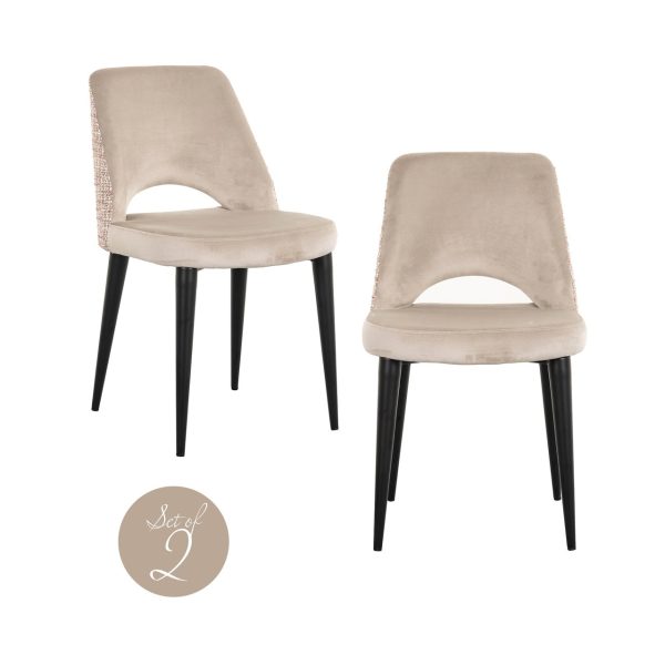 Eetkamerstoel Tabitha trendy rose (Set of 2) Richmond Interiors