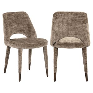 Eetkamerstoel Cecilia niagara stone fire retardant (Set of 2) Richmond Interiors