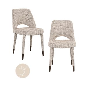 Eetkamerstoel Cecilia trendy nature (Set of 2) Richmond Interiors