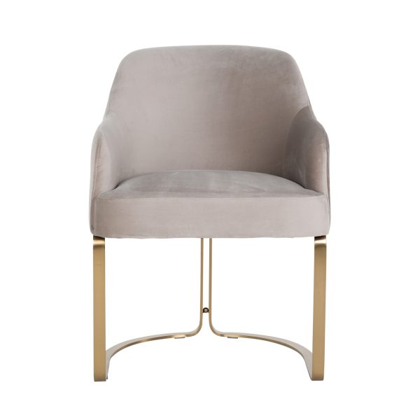 Eetkamerstoel Hadley khaki velvet fire retardant Richmond Interiors - Afbeelding 4