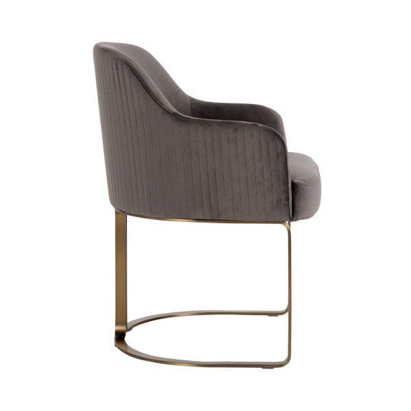 Eetkamerstoel Hadley stone velvet Richmond Interiors - Afbeelding 2